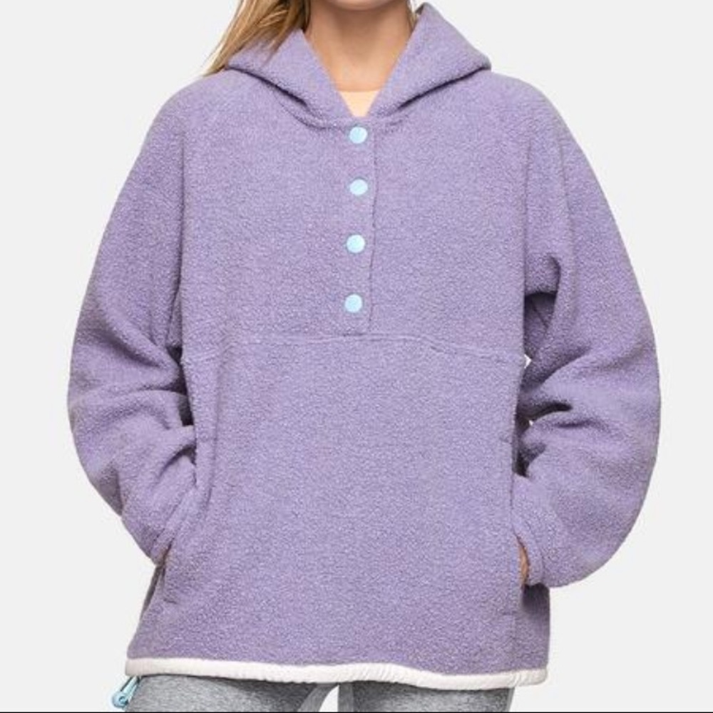 NWT Outdoor voices lilac mega fleece
